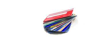 Stack of credit cards