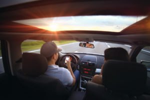 People Driving on a road