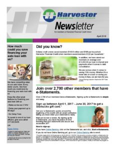 April 2018 Newsletter