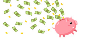 A Piggy Bank with Money