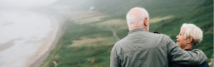 couple overlooking scenery