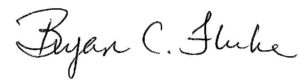 Bryan Fluke Signature