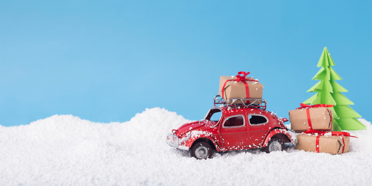 car in the snow
