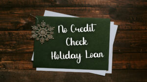 No Credit Check Holiday Loan Web Ad